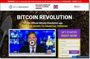 Bitcoin Revolution Software Website Screenshot